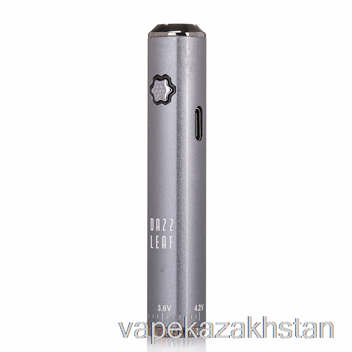 Vape Disposable DAZZLEAF SQUARii Bottom Twist 510 Battery Dark Grey